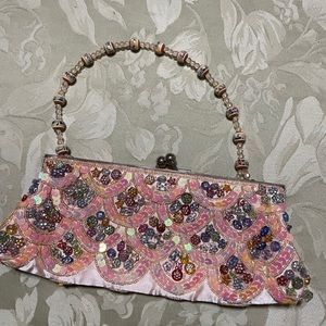 Pink Purse with Sequins